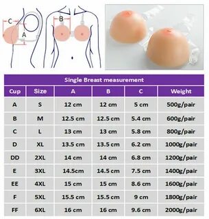 Купить Round Silicone Breast Forms Crossdresser A to FF на А