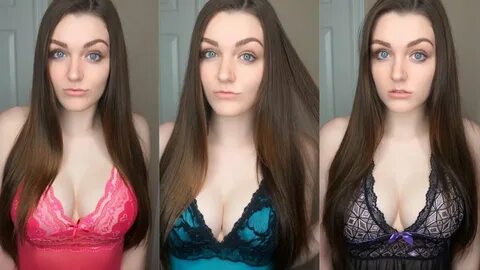 SEXY LINGERIE TRY ON HAUL +18 ONLY ALLY HARDESTY - YouTube