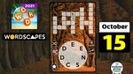 Wordscapes October 15 2021 Daily Puzzle Walkthrough - YouTub