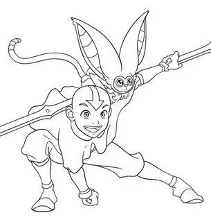Avatar The Last Airbender coloring pages . Printable colorin