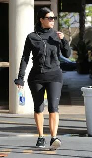 Kim Kardashian in Tight Leggings -59 GotCeleb