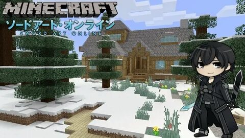 Minecraft: Sword art online! / Kirito and Asuna's Cabin Buil