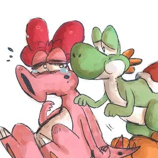 Birdo, what's wrong? - Yoshi and Birdo Fan Art (35253713) - 