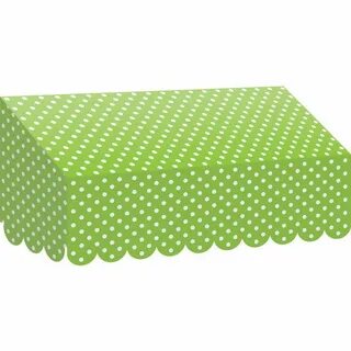 Lime Polka Dots Awning Polka dot classroom, Classroom curtai