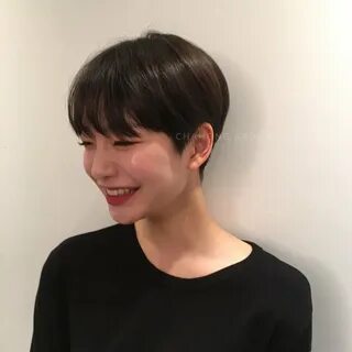 Short asian girl hair