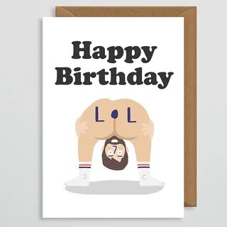 HAPPY BIRTHDAY GREETINGS CARD ADULT FRIEND RUDE JOKES Comedy