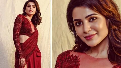 Samantha Ruth Prabhu Has Fans Drooling With Her Sensuous Red