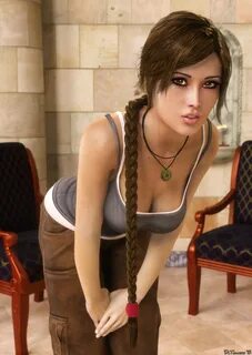 Love Juice + Commission Lara Croft by DeTomasso