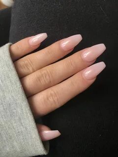 Image result for opi pink acrylic coffin nails Unghie sempli