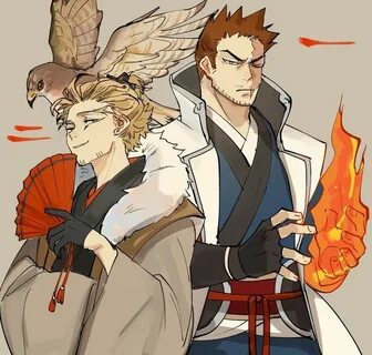 Endeavor * Hawks (@kadeart) Personajes de anime, Figuras de 