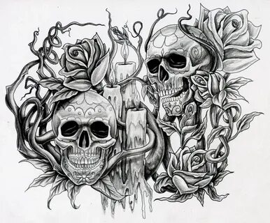 Tattoos Book: +2500 FREE Tattoo Designs: Skulls