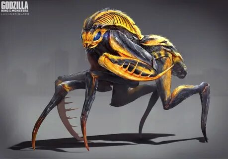 Early Mothra Concepts - Godzilla 2 Official Concept Artwork 