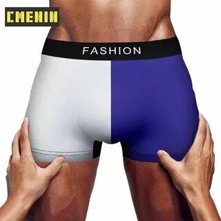 Men Sexy Modal Underwears Boxers Shorts Breathable Gay Penis