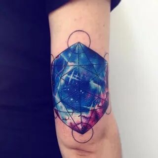 Space Geometric Tattoo Images - The Style Inspiration
