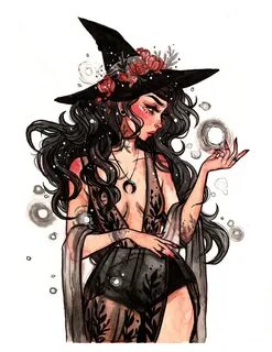 ☽ Glitter Tomb ☾ Witch art, Character art, Witch drawing