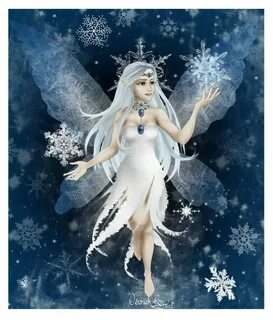 Snowflake Fairy Winter fairy, Fairy art, Fairy friends