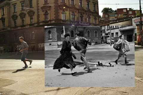 Bosnian History в Твиттере: "Sarajevo then and now. #NeverFo