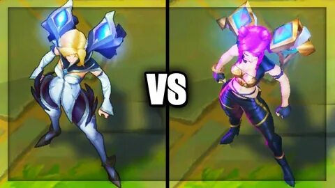 IG Kai'Sa vs K/DA Kai'Sa Epic Skins Comparison (League of Le