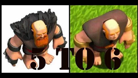 Clash Of Clans - Finishing the upgrade of Level 5 Giants To 