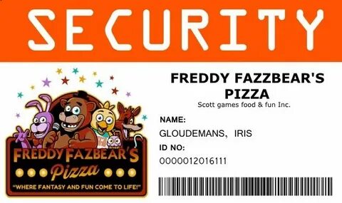 FNAF security ID by steampunkedfox.deviantart.com on @Devian