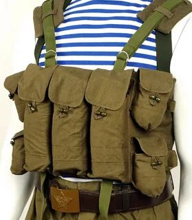 Russian Afghanistan War AK Mags Vest Poyas A Chest Rig Sovie