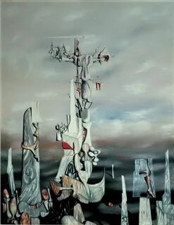 Yves Tanguy, The Wish, 1949 Obra surrealista, Arte surrealis