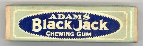 RARE Old 5 Stk. Pack Of NOS ADAMS BLACK JACK Chewing Gum