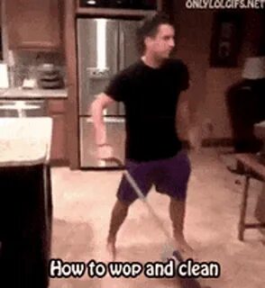 How To Wop And Clean Dance GIF - How To Wop And Clean Dance 
