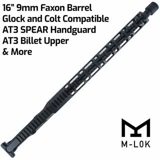 AT3 ™ 16 Inch Complete PCC Upper - 9mm 16 Inch Faxon Firearm