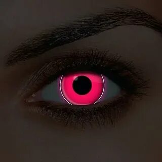 i-Glow Pink UV Contact Lenses (Pair) Fruugo AU