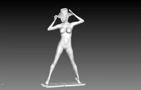 Nude girl 3D Model in Sculpture 3DExport