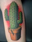 American Traditional Cactus Tattoo Related Keywords & Sugges