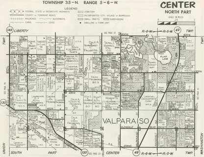 Porter County, Indiana, GenWeb - Center Township Maps