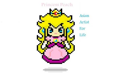 Pixel Princess Peach by AsianArtistForLife on DeviantArt