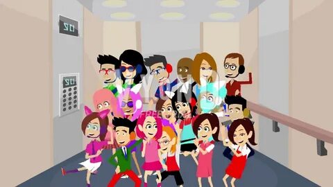Me And My GoAnimate Friends Dancing In The Elevator 2 - YouT