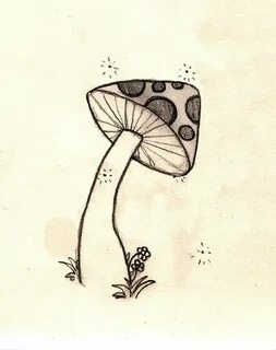 Mushroom Drawing Easy Trippy - Meesha News
