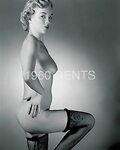 1950s 8X10 NUDE PLAYBOY PLAYMATE ARLENE HUNTER PHOTO FROM OR