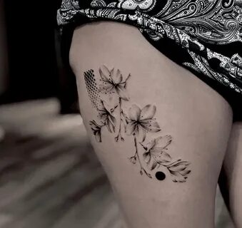 Cherry Blossom Tattoo Black And White : Kirschblutentatowier