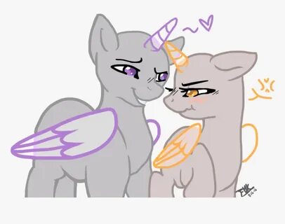 Couple Mlp Drawing Base, HD Png Download , Transparent Png I