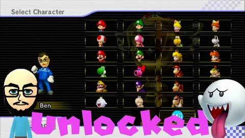 Mario Kart Wii - How To Unlock All Characters - YouTube