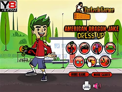 American Dragon Jake Dress Up Game - Speel online bij - Y8.c