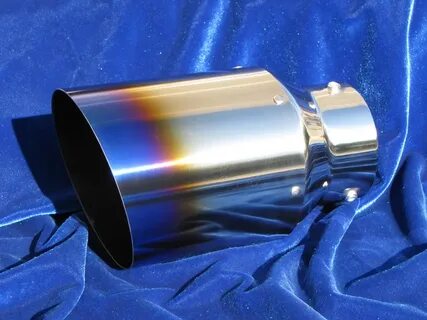 Motordyne Burnt Blue Exhaust Tips - PAIR - Z1 Motorsports - 