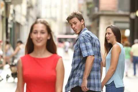 High Resolution Distracted Boyfriend Template Distracted Boy