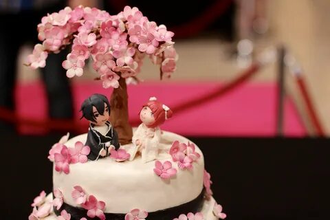 Free Images : flower, decoration, food, pink, japan, dessert