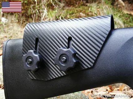 Carbon Fiber Cheek Riser Premium .093 Razor Rest Cheek Rest 