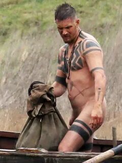 Bob's Naked Guys: English actor Tom Hardy on the set of the 