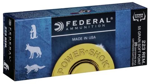 Naboj Federal Power Shok 223 Remington 3,56g / 55gr SP