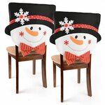 Mr. Snowman Plush Chair Covers, Set of 2 Kirklands Christmas