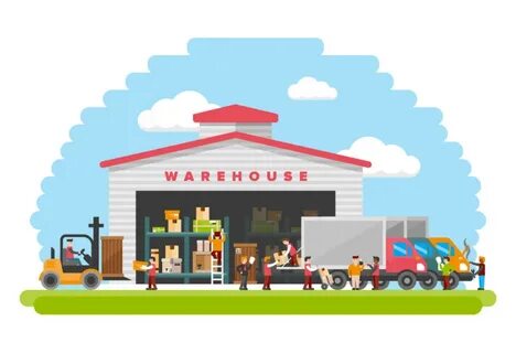 Warehouse Cliparts Distribution Center and other clipart ima