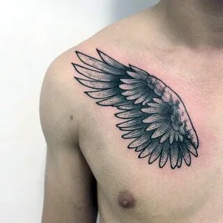 Wing Tattoos on Chest Designs, Ideas and Meaning - Tattoos F